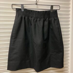 J. Crew Elegant Black A-Line Skirt